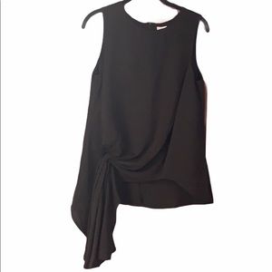 Francescas Tank Top Ruched Bottom Asymmetrical Hem NWT size Medium